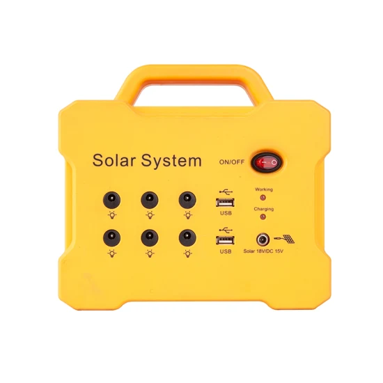 Sistema solare a batteria ricaricabile per la casa, generatore solare portatile per l'illuminazione